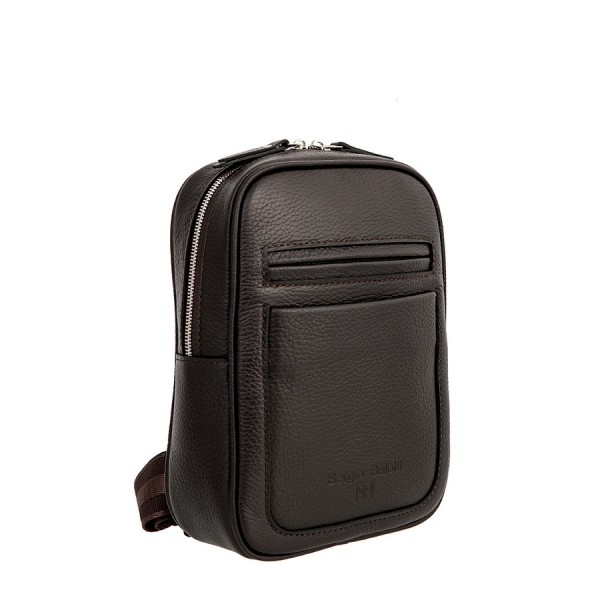 Сумка-слинг натуральная кожа "Sergio Belotti"