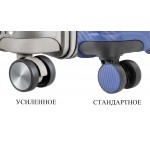 Чемодан 100% полипропилен "Verage" EDINBURGH полярный синий, ручная кладь S (38/46л)