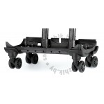 Чемодан 100% нейлон 4ROADS®️ черный, средний (67/77л)