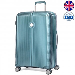 Распродажа. Не доставляется. Чемодан 100% полипропилен "Verage" коллекция ROME зеленый, большой L (103/125л)