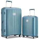 Комплект чемоданов "Verage" коллекция ROME, зеленый металлик, размеры (S+/L)