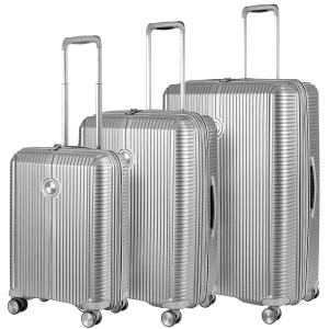 Комплект чемоданов "Verage" коллекция ROME хаки металлик, размеры (S+/M/L)