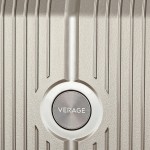 NEW! Чемодан 100% полипропилен "Verage" ROME хаки золотистый, большой L (103/125л)