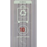 Чемодан 100% полипропилен "Verage" ROME хаки золотистый, ручная кладь S+ (38/49л)