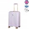 Чемодан 100% полипропилен "Verage" ROME лавандовый золотистый, ручная кладь S+ (38/49л)