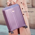 Комплект чемоданов 100% полипропилен "Verage" ROME, пурпурно-золотистый, размеры (M/L)