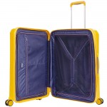 Чемодан "Verage" коллекция ROME лимонно-желтый, средний M (66/82л)