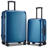 Комплект чемоданов поликарбонат "Verage" FREELAND-II берлинская лазурь, размеры (S+/L)