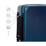 Комплект чемоданов поликарбонат "Verage" FREELAND-II берлинская лазурь, размеры (M+/L) Комплект чемоданов поликарбонат "Verage" FREELAND-II берлинская лазурь, размеры (M+/L)