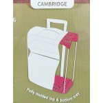 NEW! Чемодан полиэстер PU "Verage" CAMBRIDGE-II папоротниковый зеленый, большой L (101/121л)