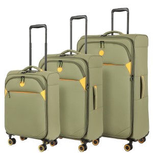 Комплект чемоданов "Verage" коллекция CAMBRIDGE, оливковый, размеры (S+/M/L)