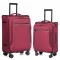 Комплект чемоданов "Verage" коллекция VEZDEHOD II, бордовый, размеры (S+/M)