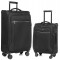 Комплект чемоданов "Verage" коллекция VEZDEHOD II, черный, размеры (S+/L)