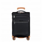 Чемодан полиэстер RPET 450D PU "Verage" SWANSEA черный, ручная кладь S+ (32/40л)