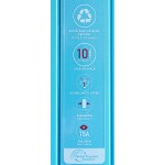 Чемодан 100% полипропилен "Verage" EDINBURGH морозный синий, средний M (70/85л)