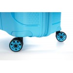 Чемодан 100% полипропилен "Verage" EDINBURGH морозный синий, средний M (70/85л)