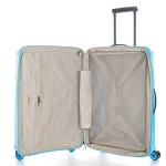 Чемодан 100% полипропилен "Verage" EDINBURGH морозный синий, средний M (70/85л)