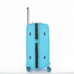 Чемодан 100% полипропилен "Verage" EDINBURGH морозный синий, средний M (70/85л)