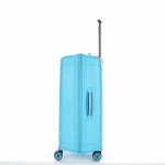 Чемодан 100% полипропилен "Verage" EDINBURGH морозный синий, средний M (70/85л)