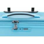 Чемодан 100% полипропилен "Verage" EDINBURGH морозный синий, средний M (70/85л)