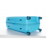 Чемодан 100% полипропилен "Verage" EDINBURGH морозный синий, большой L (112/133л)