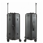 Чемодан 100% полипропилен "Verage" коллекция AIRTRAVEL, черный, средний M (66/82л)