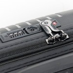 Чемодан 100% полипропилен "Verage" EDINBURGH черный, ручная кладь S (38/46л)