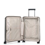 Чемодан 100% полипропилен "Verage" EDINBURGH черный, ручная кладь S (38/46л)