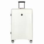 Чемодан 100% полипропилен "Verage" EDINBURGH белый оникс, большой L (112/133л)