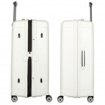 Чемодан 100% полипропилен "Verage" EDINBURGH белый оникс, большой L (112/133л)