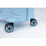 Чемодан 100% полипропилен "Verage" EDINBURGH полярный синий, ручная кладь S (38/46л)