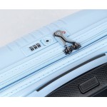 Чемодан 100% полипропилен "Verage" EDINBURGH полярный синий, ручная кладь S (38/46л)