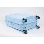 Чемодан 100% полипропилен "Verage" EDINBURGH полярный синий, ручная кладь S (38/46л)