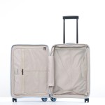 Чемодан 100% полипропилен "Verage" EDINBURGH полярный синий, ручная кладь S (38/46л)