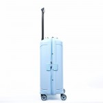 Чемодан 100% полипропилен "Verage" EDINBURGH полярный синий, ручная кладь S (38/46л)