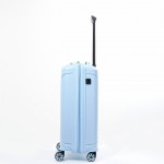 Чемодан 100% полипропилен "Verage" EDINBURGH полярный синий, ручная кладь S (38/46л)