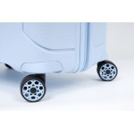 Чемодан 100% полипропилен "Verage" EDINBURGH полярный синий, средний M (70/85л)