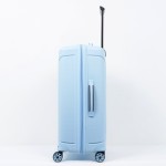 Чемодан 100% полипропилен "Verage" EDINBURGH полярный синий, средний M (70/85л)