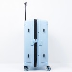 Чемодан 100% полипропилен "Verage" EDINBURGH полярный синий, средний M (70/85л)