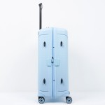 Чемодан 100% полипропилен "Verage" EDINBURGH полярный синий, средний M (70/85л)