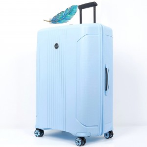 Чемодан 100% полипропилен "Verage" EDINBURGH полярный синий, большой L (112/133л)