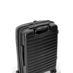Чемодан 100% полипропилен "Verage" Tenby-Monti черный, ручная кладь S+ (39/48л)