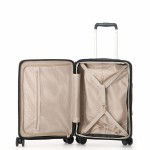 Чемодан 100% полипропилен "Verage" Tenby-Monti черный, ручная кладь S+ (39/48л)