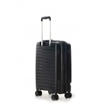 Чемодан 100% полипропилен "Verage" Tenby-Monti черный, ручная кладь S+ (39/48л)
