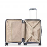 Чемодан 100% полипропилен "Verage" Tenby-Monti темно-синий, ручная кладь S+ (39/48л)