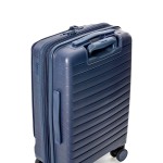 Чемодан 100% полипропилен "Verage" Tenby-Monti темно-синий, ручная кладь S+ (39/48л)