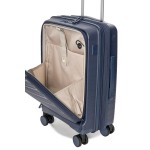 Чемодан 100% полипропилен "Verage" Tenby-Monti темно-синий, ручная кладь S+ (39/48л)