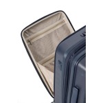 Чемодан 100% полипропилен "Verage" Tenby-Monti темно-синий, ручная кладь S+ (39/48л)