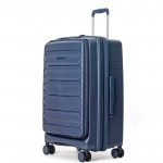 Чемодан 100% полипропилен "Verage" Tenby-Monti темно-синий M+ (79/97л)