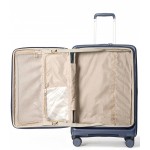 Чемодан 100% полипропилен "Verage" Tenby-Monti темно-синий M+ (79/97л)